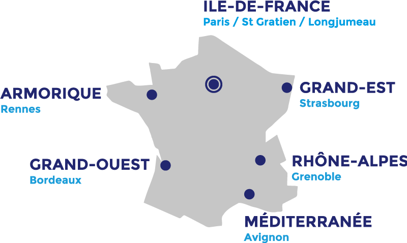Agence du groupe Solstyce en France en 2020